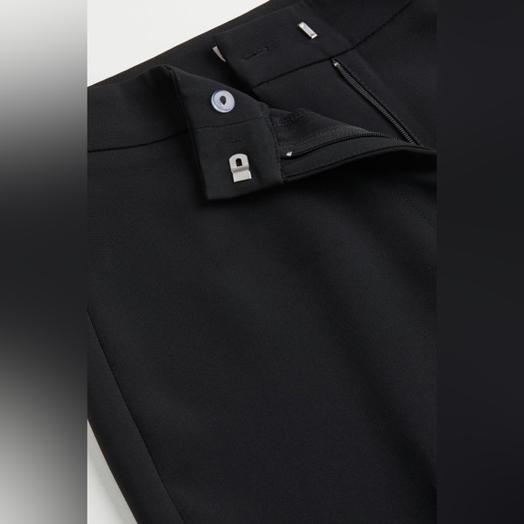 H&M wide-cut black dress pants size 8 NWT - Picture 4 of 4
